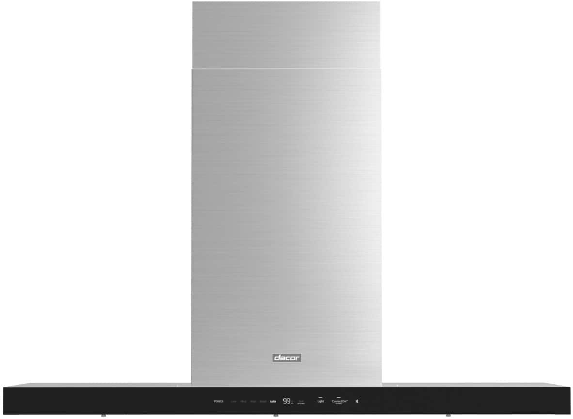 Dacor - 48 inches - Externally Vented - Wall Range Hood - Silver Stainless Steel