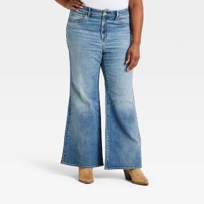 Women's Highest-Rise 70's Flare Jeans - Universal Thread™ Medium Wash 17