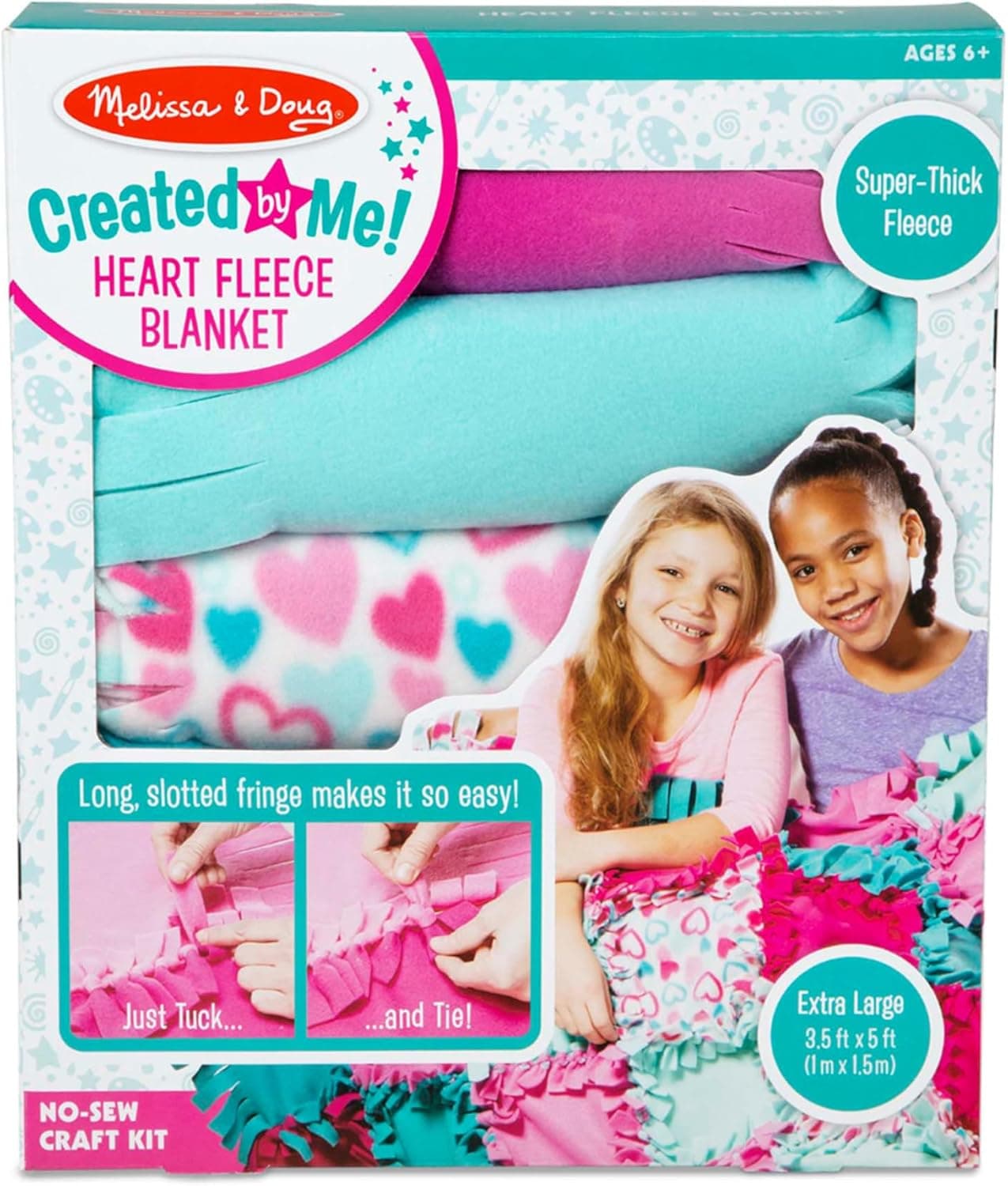 Save 46% on Melissa & Doug Fleece Quilt No-Sew Craft Kit