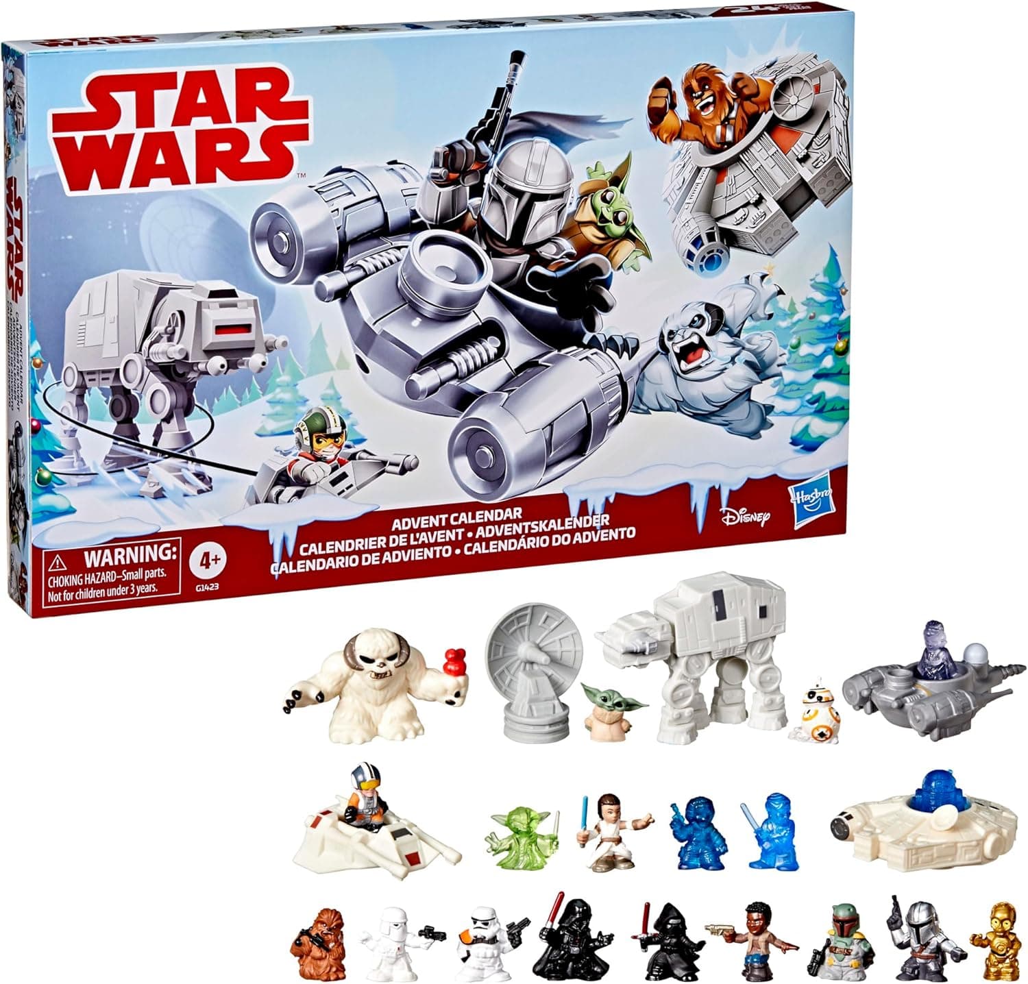 Star Wars Advent Calendar: 24 Surprise Micro Figures & Vehicles