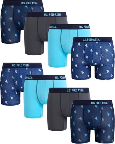 U.S. Polo Assn. Boxer Briefs 8-Pack at 54% Off