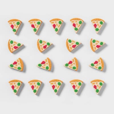 Pizza Slice Erasers Party Favor 18ct - Spritz™