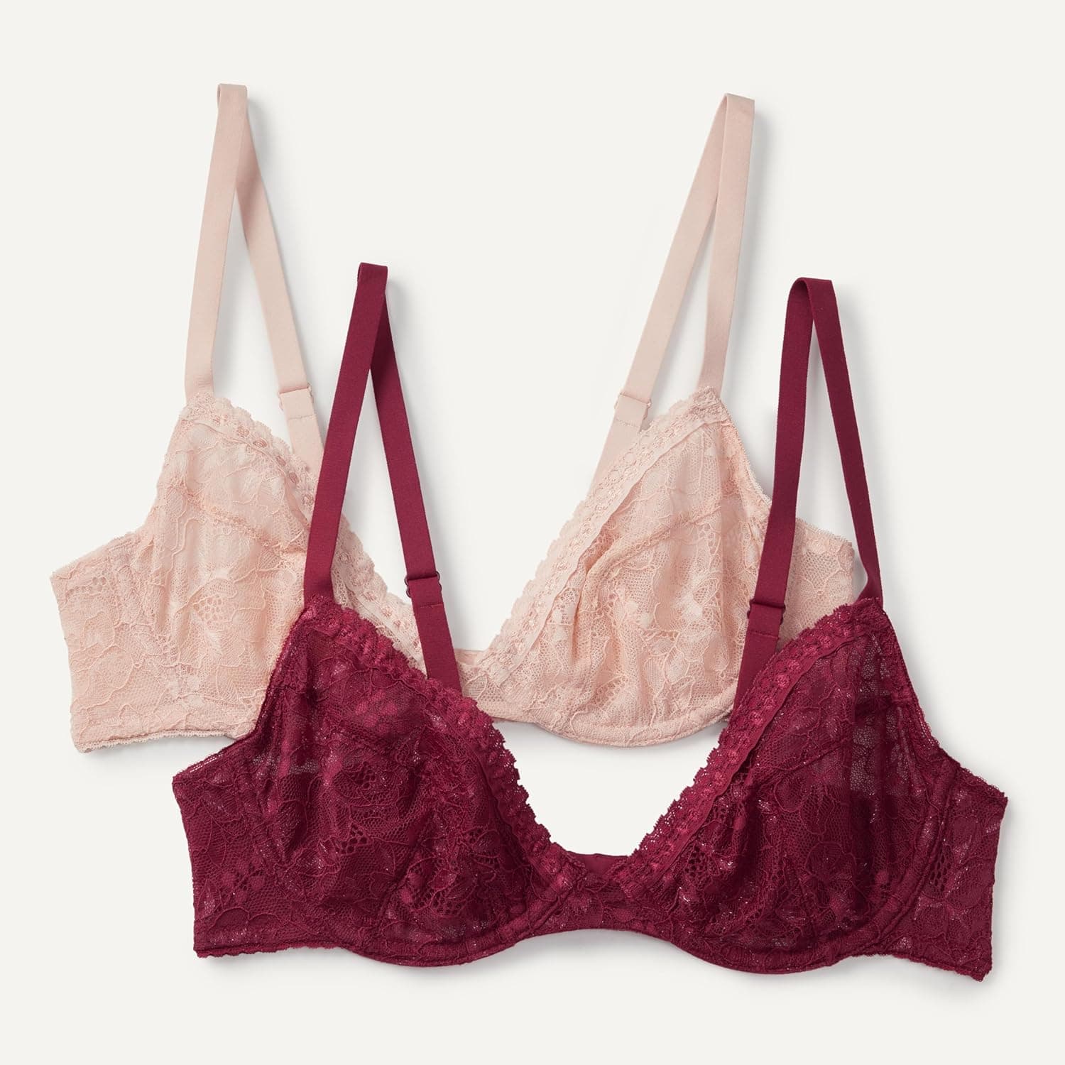 Save 52% on Amazon Essentials Lace Plunge Bra