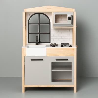 Toy Kitchen - Hearth & Hand™ with Magnolia: Wood Construction, Creative Play, 3+ Years, No Batteries Required