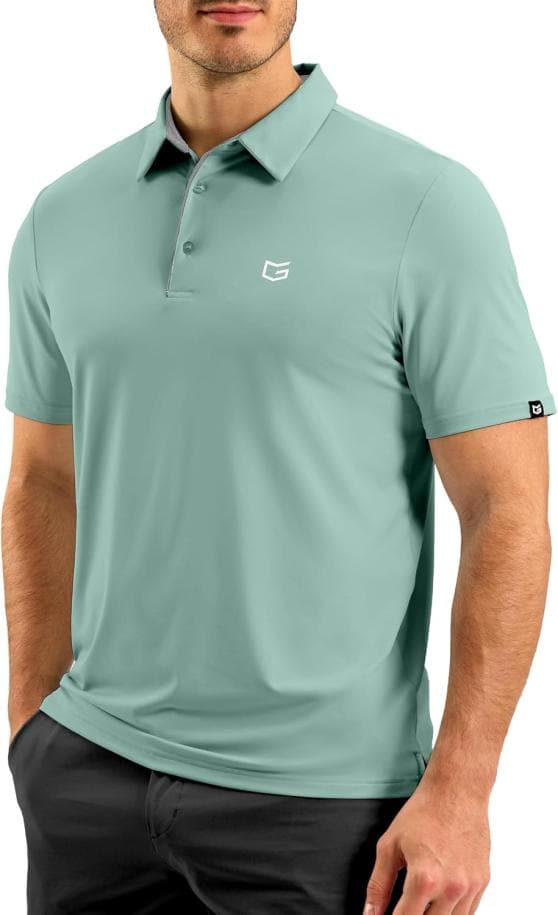 50% Off G Gradual Men's Dry Fit Stretch Golf Polo Shirt