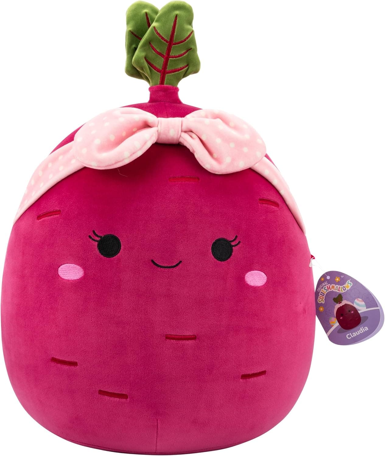 Snuggly Squishmallow Claudia the Purple Beet - Official Plush