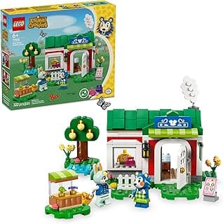 LEGO Animal Crossing Able Sisters Clothing Shop Building Toy - Animal Crossing Toy Figures and Playset for Kids, Girls and Boys, Ages 6+ - Pretend Play Gift Idea for Birthdays - 77055