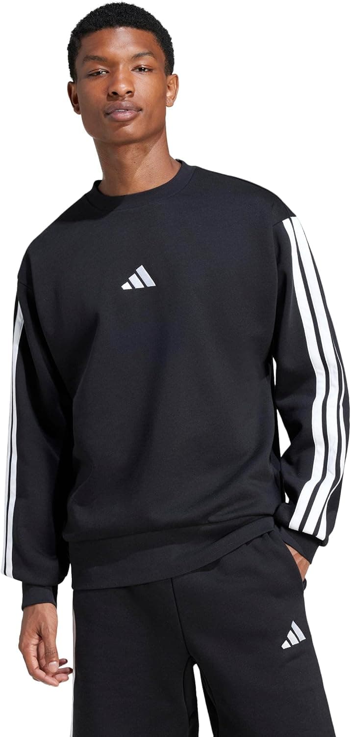 Adidas Men's Essentials Fleece Sweatshirt - 58% Off