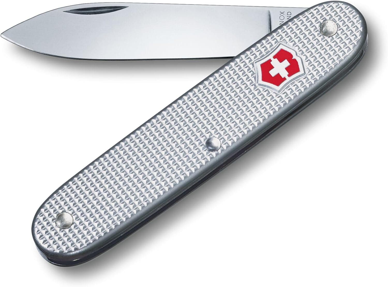 Victorinox Swiss Army 1 Alox Medium Pocket Knife with Scales, Silver