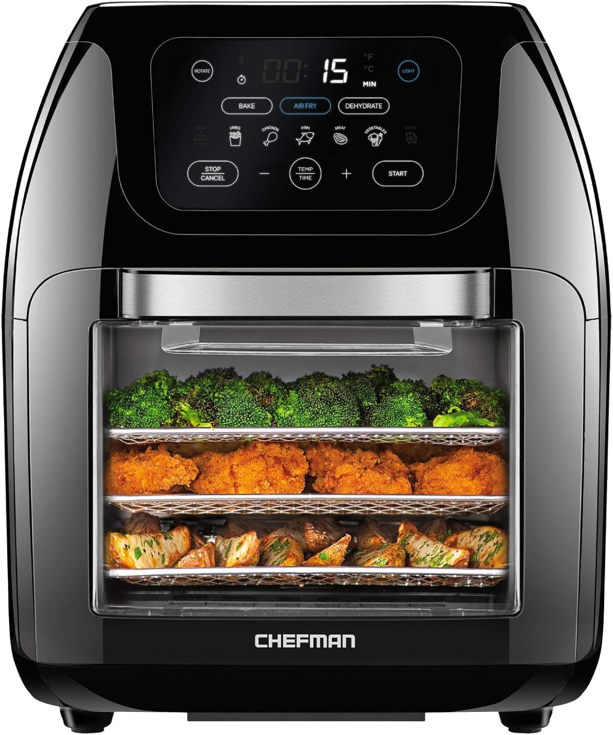 Chefman Multifunctional Air Fryer with Rotisserie and Dehydrator