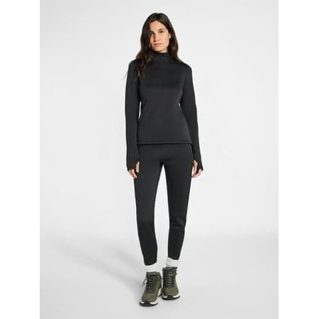 Ozark Trail Women's Warmest Thermal Long Sleeve Fleece Mockneck Top, Sizes XS-XXL
