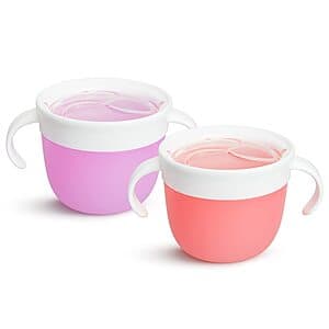2-Pack Munchkin Snack Cups: Toddler-Friendly Snacking