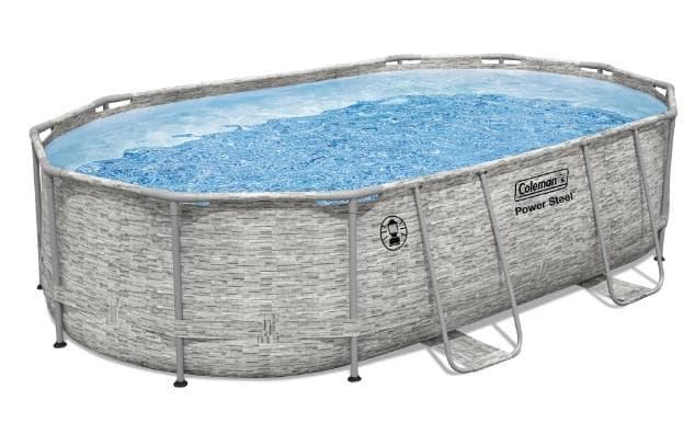 Coleman Power Steel 16' x 10' x 42" Oval Above Ground Pool Set Walmart