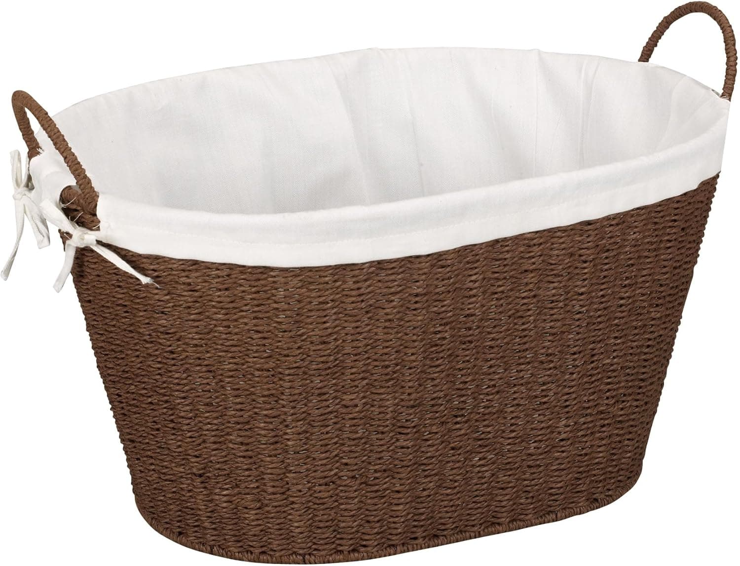 Woven Oval Laundry Basket by Amazon Basics - 18% Off