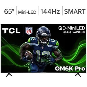 TCL QM6K Pro QD-Mini 4K Google TV - 65 Inch