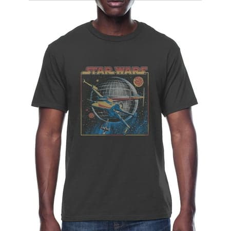 Star Wars, Revenge of the Sith, Men's & Big Men's Graphic T-Shirt, Death Star, Sizes S-3XL
