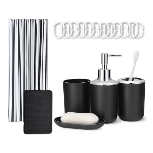 Transform Your Bathroom with the 18-Piece Amazon Basics Set