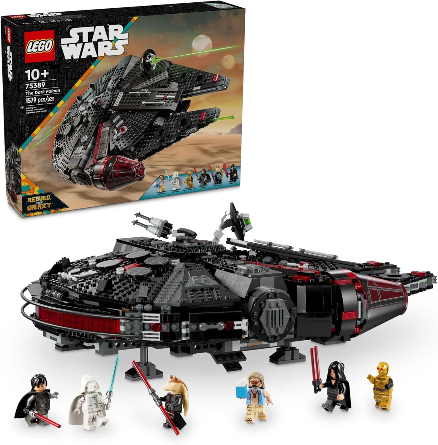 Explore the Dark Side with LEGO Star Wars The Dark Falcon