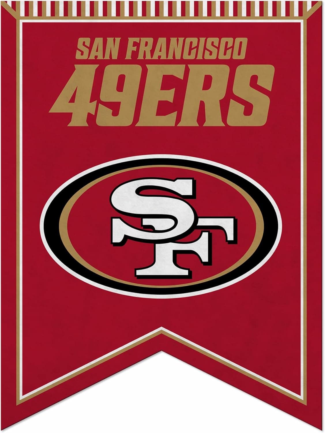 San Francisco 49ers NFL Pennant: A Sporty Home Decor