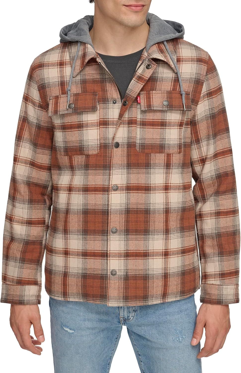 Cozy Levi's Plaid Sherpa Jacket - Up to 63% Off
