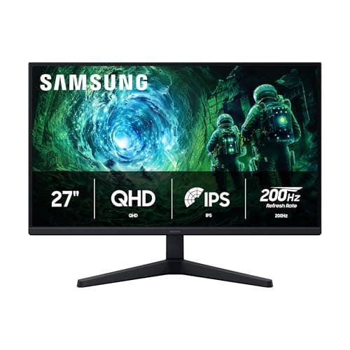 SAMSUNG 27&rdquo; Odyssey G5 G53F QHD Resolution Gaming Monitor, HDR10, 200Hz Refresh Rate, IPS Panel, AMD FreeSync™ Premium, Black Equalizer, Auto Source Switch, LS27FG53DENXZA