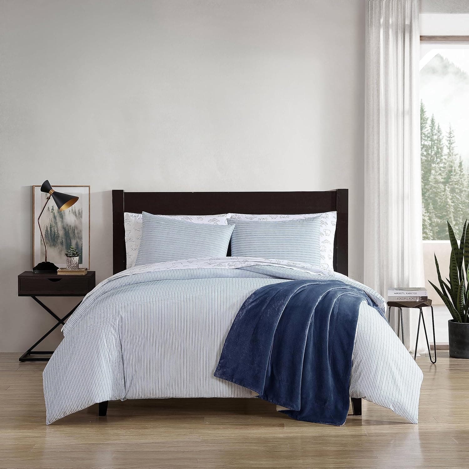 Cozy Cotton Bedding: Eddie Bauer Twin Duvet Set