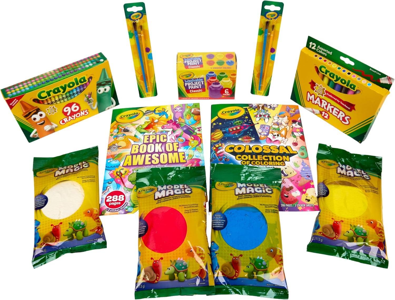 Crayola 125-Piece Creative Art Box Set - Unleash Your Artistic Flair