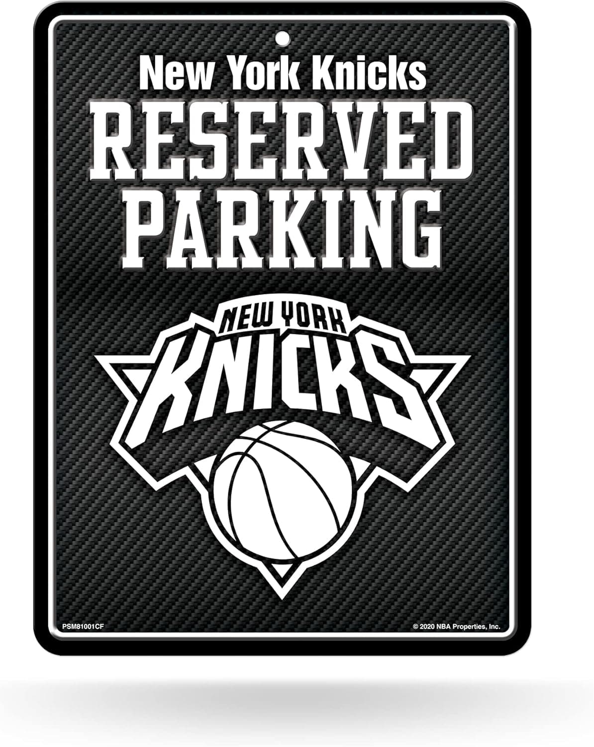 Elevate Your NBA Fandom with the Knicks Carbon Fiber Metal Sign
