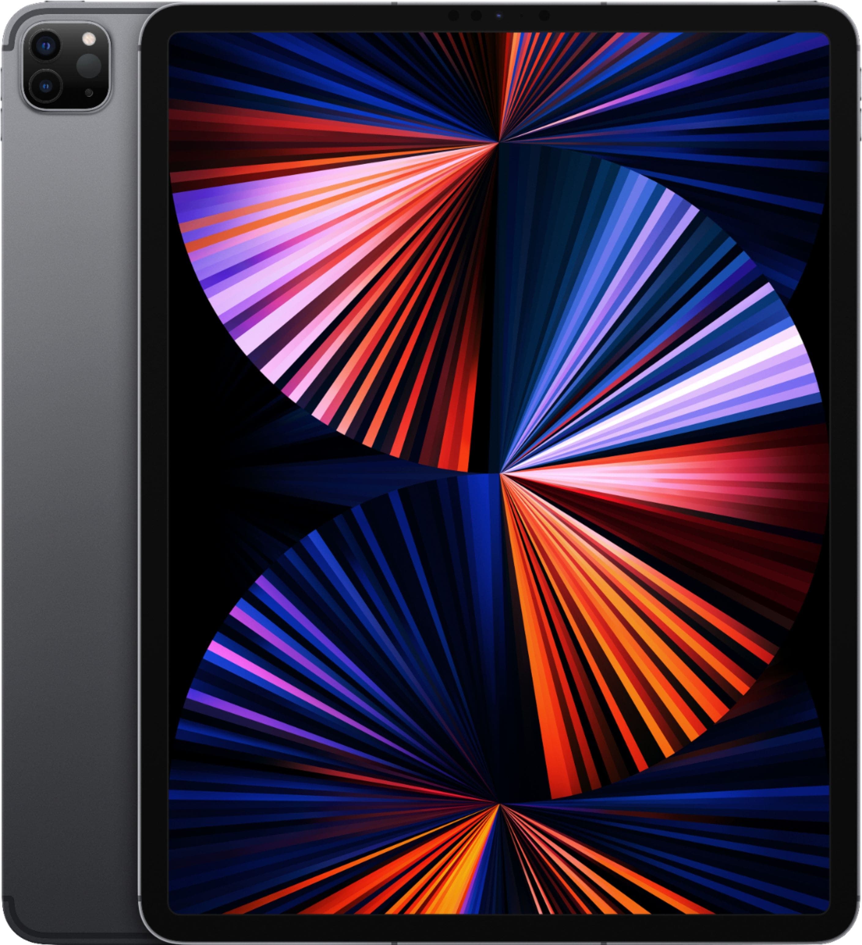 Apple - Geek Squad Certified Refurbished 12.9-Inch iPad Pro with Wi-Fi + Cellular - 2TB (Unlocked) - Space Gray