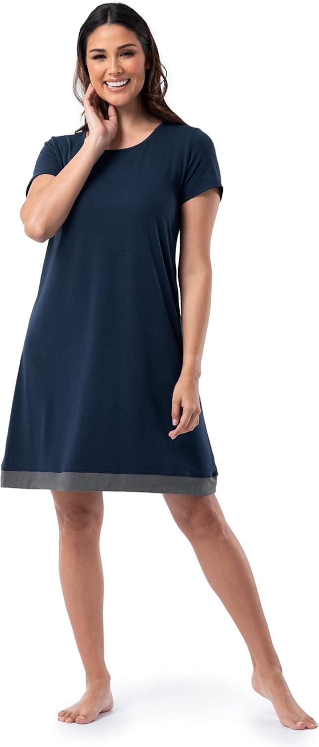 Cozy Midnight Blue Sleepshirt - 54% Off