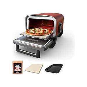 Ninja 8-in-1 Woodfire Outdoor Pizza Oven, Roaster & Smoker for $160