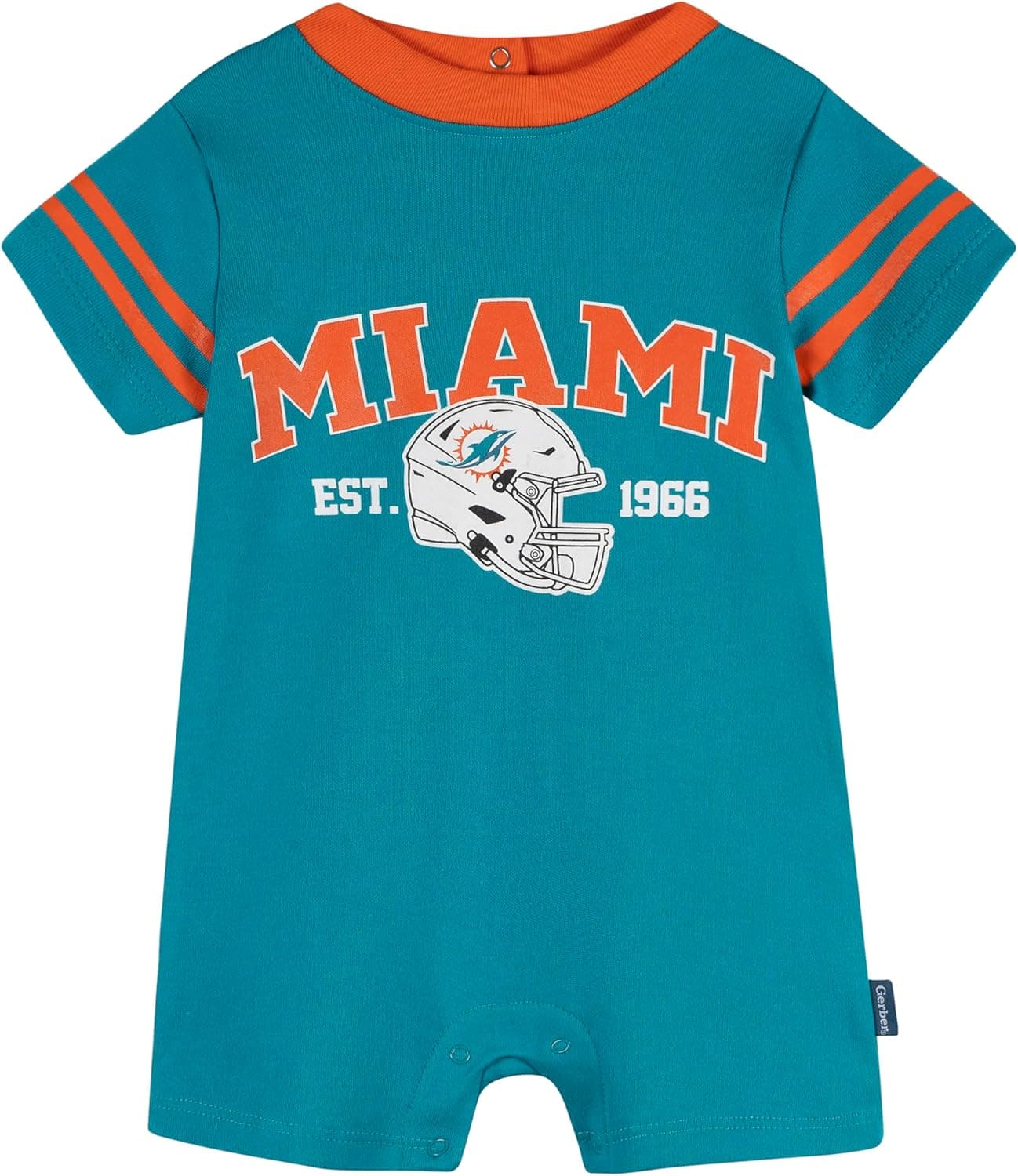 Gerber Baby NFL Dolphins Short Sleeve Romper