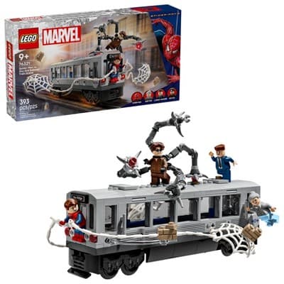 LEGO Marvel Spider-Man vs Doc Ock Subway Train Scene Building Set 76321