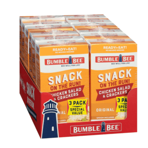 Grab 4-Pack of Bumble Bee Chicken Salad Snacks with Crackers for $5.60