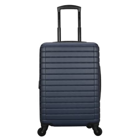 Protégé Vacationer 20-inch Carry-on Expandable Hardside Luggage With 360-Spinner Wheels and Divider Pockets, Navy Cove