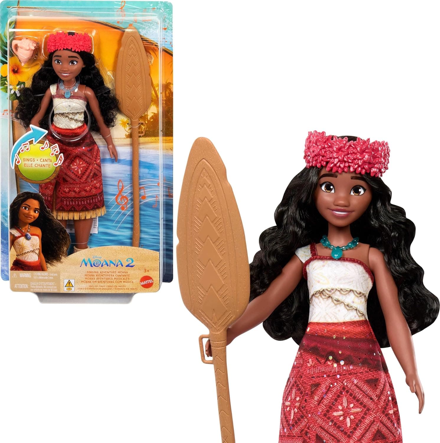 Sing-Along with Moana: Disney Doll with Accessories