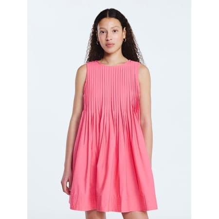 Free Assembly Women's Sleeveless Pleated Mini Dress, Sizes XS-XXL