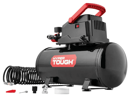 Hyper Tough 3-Gallon 100-PSI Air Compressor with Hose