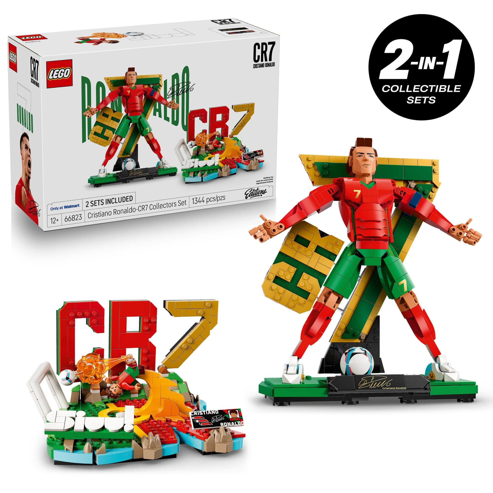 1,344-Piece LEGO Editions Cristiano Ronaldo Collector's Set Walmart