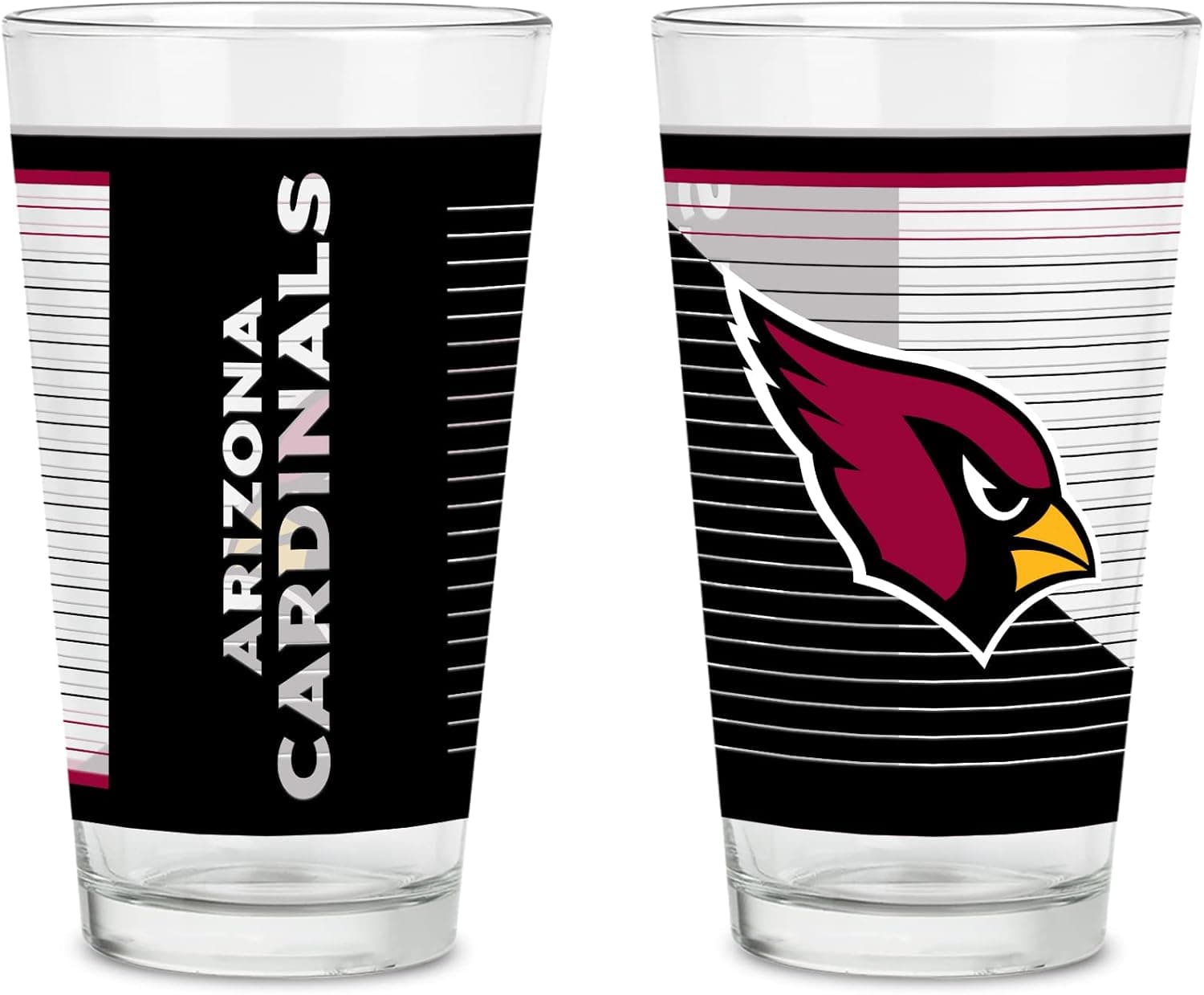 Vibrant NFL Pint Glasses: Elevate Game Day with Branded Drinkware