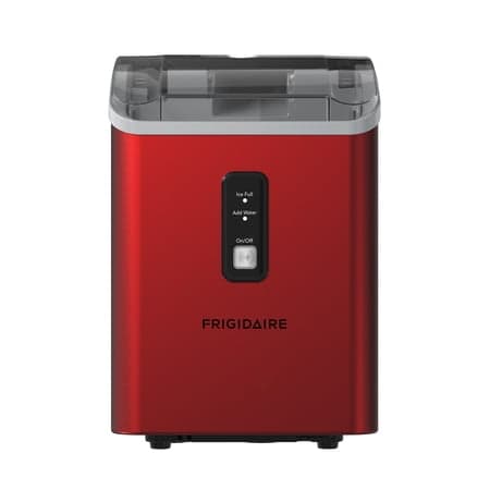 Frigidaire, 33 Lbs. Nugget Ice Maker, Red Stainless Steel, EFIC144