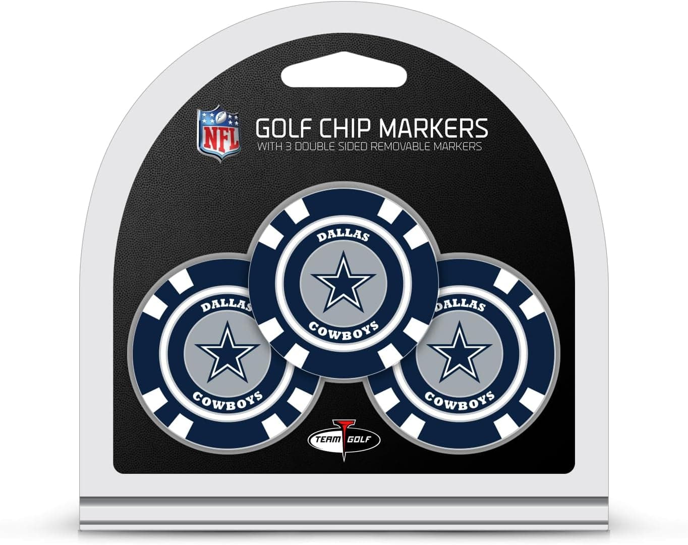 NFL Dallas Cowboys Golf Chip Ball Markers - 3 Pack