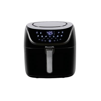 PowerXL Vortex Pro Air Fryer 8qt - Black: 1700W, Nonstick, Dishwasher-Safe, Automatic Shut-Off
