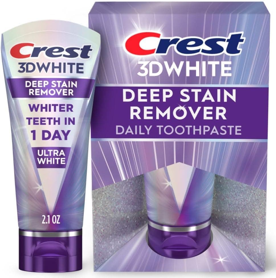 Get Ultra-White Teeth with Crest 3D White Brilliance Toothpaste