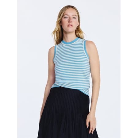 Free Assembly Women's Cozy Yarn Sleeveless Sweater Shell, Lightweight, Sizes XS-XXL