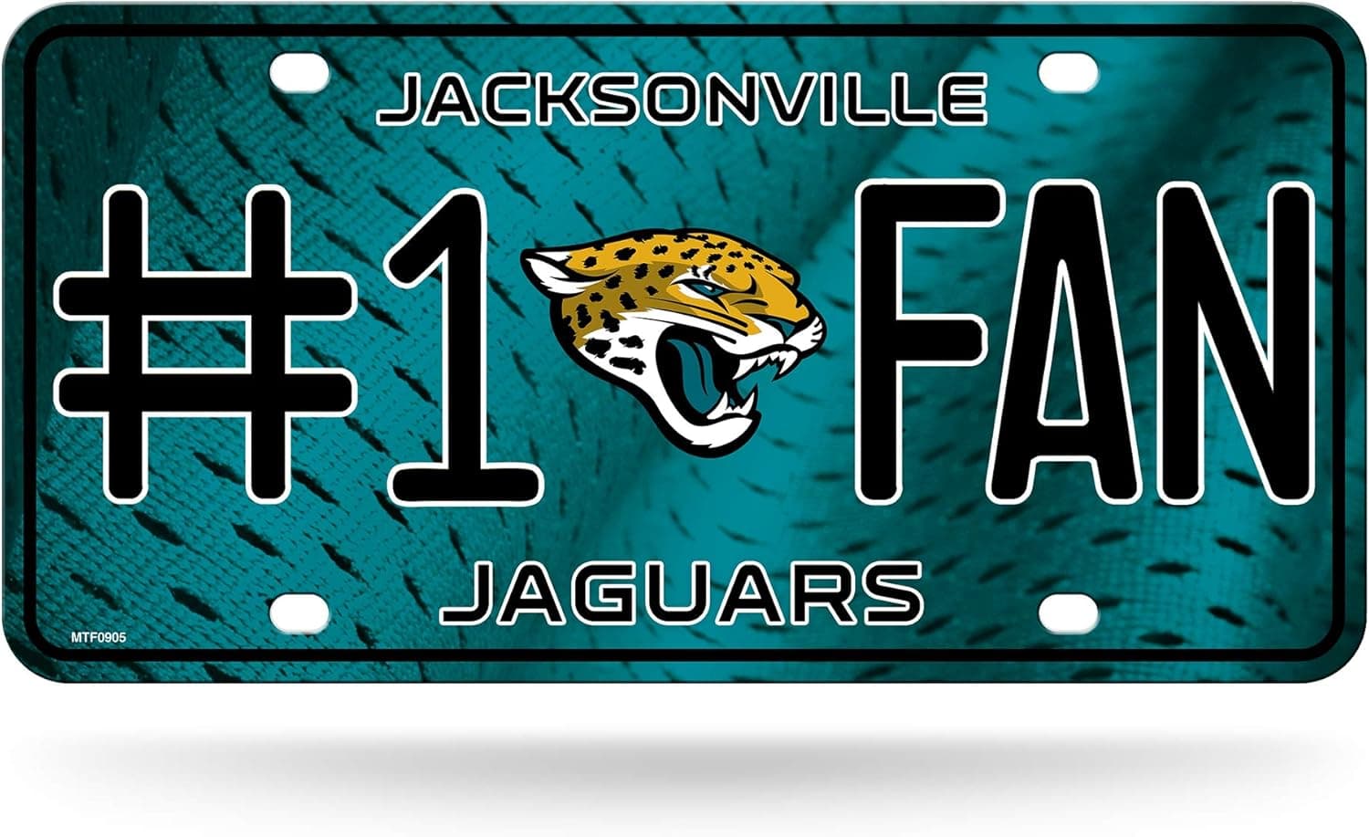 Show Your Team Spirit with the Rico Industries NFL Jacksonville Jaguars License Plate