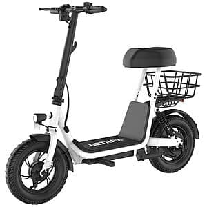 Gotrax A5 Electric Scooter with Seat - Up to 15.5 Mph & 16 Miles