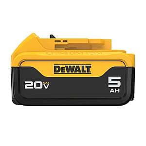 DeWalt 20V MAX 5Ah Battery for $50 + Free Shipping on $149+