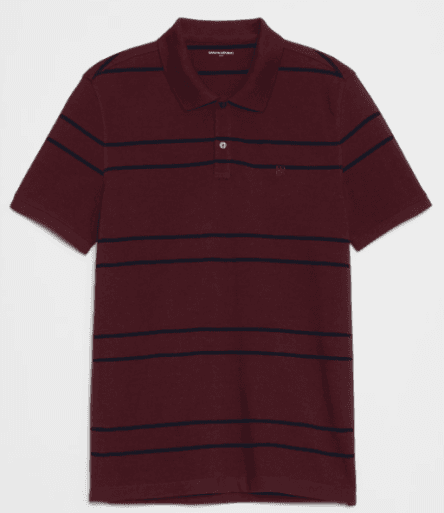 Slim-Fit Pique Polo Shirt from Banana Republic Factory