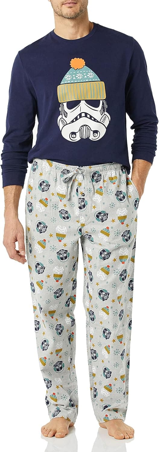 Cozy Star Wars Flannel Pajama Sets for Men